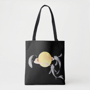 Mystic Koi & Golden Moon – Elegantes Japanisches Z