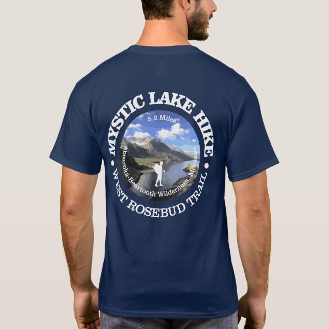 Mystic Lake Hike (rd) T-Shirt (Rückseite)
