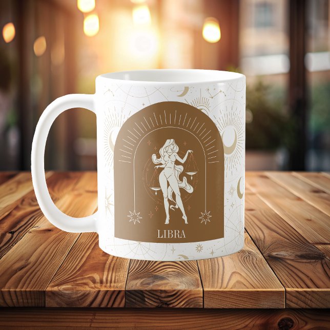 Mystic Libra Zodiac Stars Horoskop Kaffeetasse (Mystic Libra Zodiac Stars Horoscope Coffee Mug)