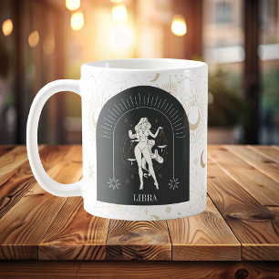 Mystic Libra Zodiac Stars Horoskop Kaffeetasse