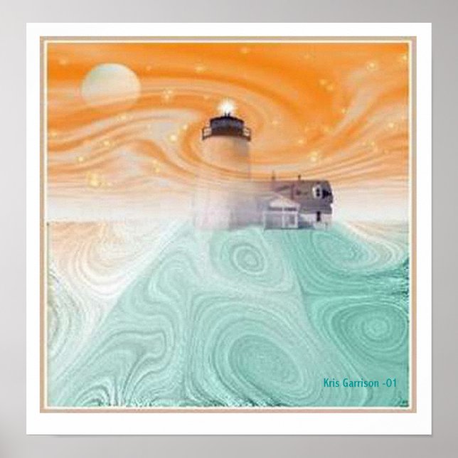Mystic Lighthouse Poster (Vorne)