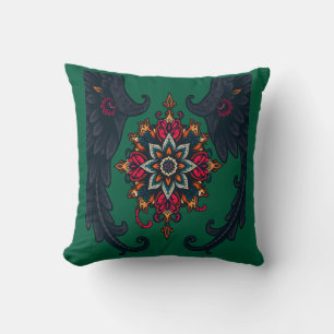 Mystic Mandala Elephant Art Kissen
