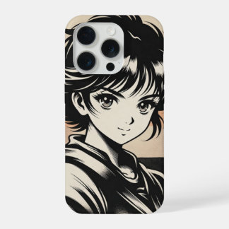 Mystic Manga-Held iPhone-Hülle – Japanisches Ästhe iPhone 15 Pro Hülle