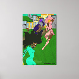 Mystic Melanin Warriors Leinwanddruck