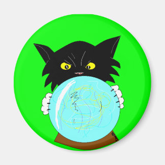 Mystic Molly Spiritualist Cat Magnet
