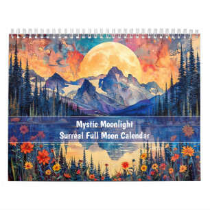 Mystic Mondlicht 2026 – Surrealer Vollmondkalender Kalender