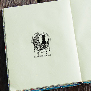 Mystic Moon Cat aus der Bibliothek von Gummistempel
