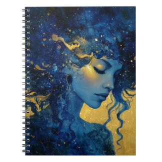 Mystic Moon Goddess Notebook  Notizblock