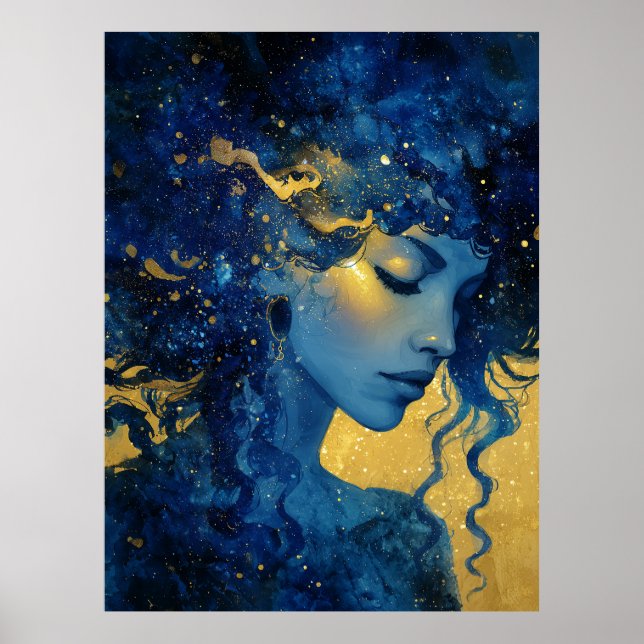 Mystic Moon Goddess  Poster (Vorne)