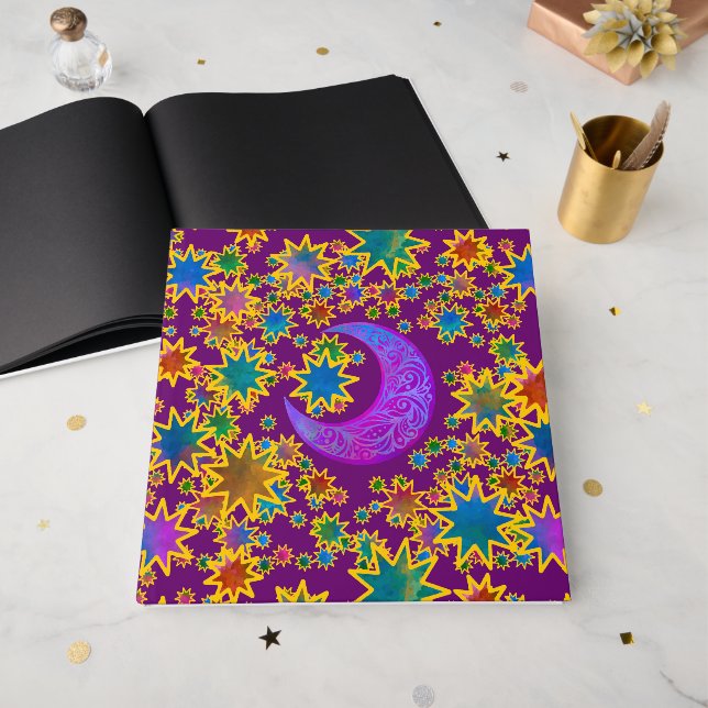 Mystic Moon Magic Gästebuch (Vorderseite offen)