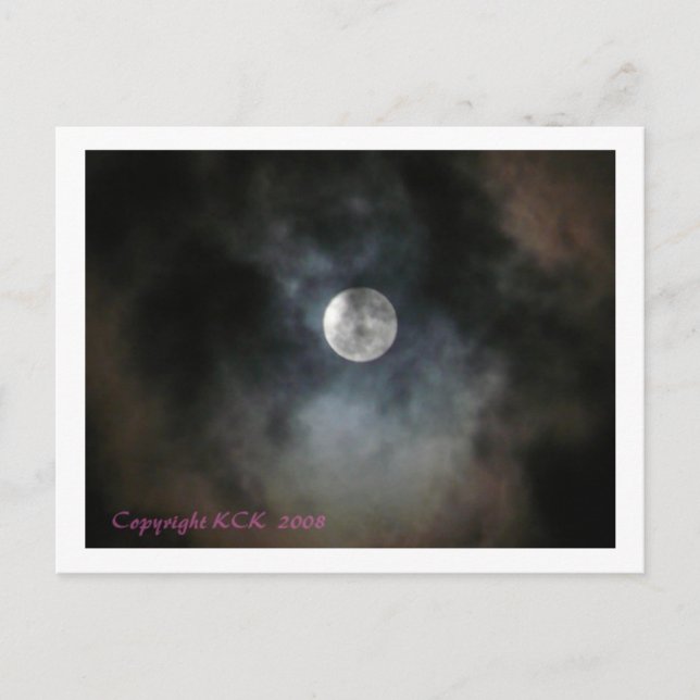 Mystic Moon Postcard Postkarte (Vorderseite)