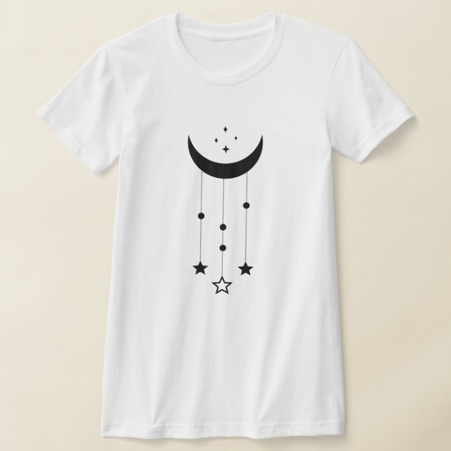 Mystic Moon Trendy Stylish T-Shirt (Ablage )