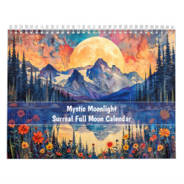 Mystic Moonlight 2026 – Surreal Full Moon Calendar Kalender