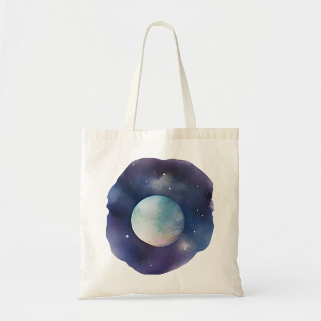 Mystic Moonlit Horizon Tragetasche (Vorne)