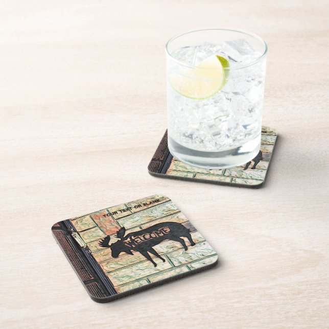 Mystic Moose Getränkeuntersetzer (Rechte Seite)