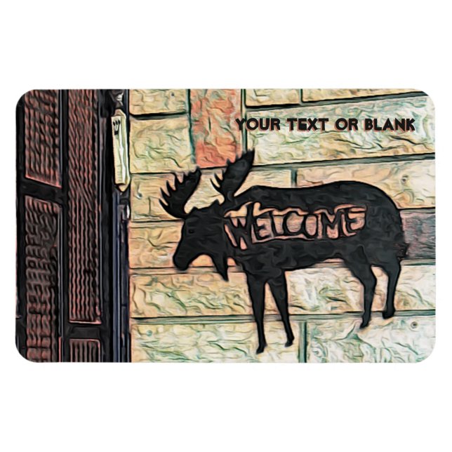 Mystic Moose Magnet (Horizontal)