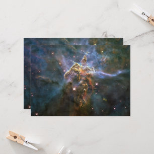 Mystic Mountain im Carina-Nebel Hubble-Weltraum Karte