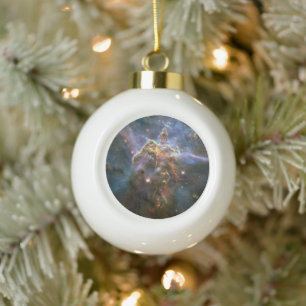 Mystic Mountain im Carina-Nebel Hubble-Weltraumtel Keramik Kugel-Ornament