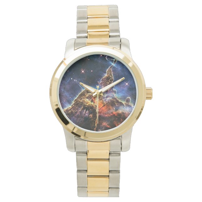 Mystic Mountain in Space NASA Armbanduhr (Vorderseite)