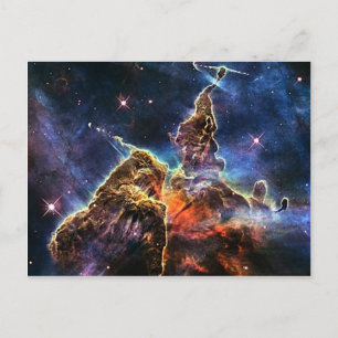 Mystic Mountain in Space NASA Postkarte