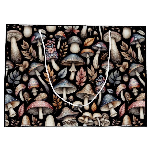 Mystic Mushrooms Große Geschenktüte (Rückseite)