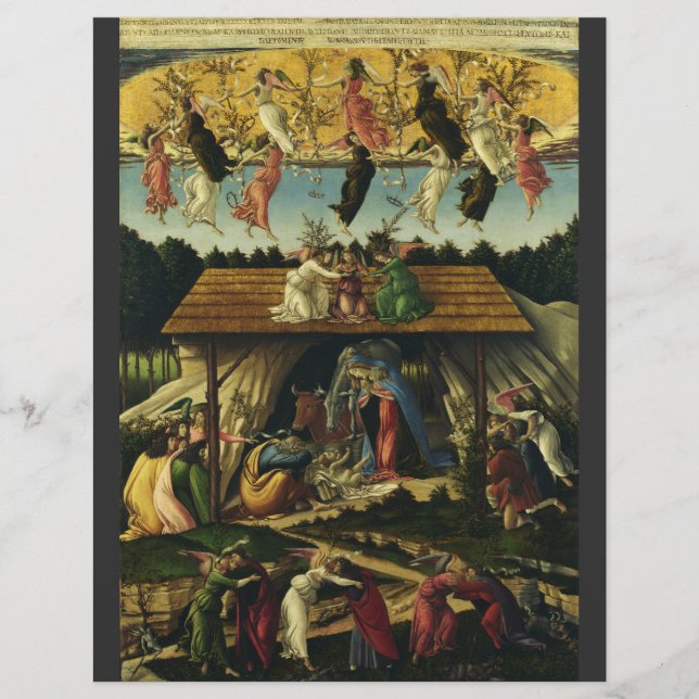 Mystic Nativi von Sandro Botticelli Flyer (Vorne)