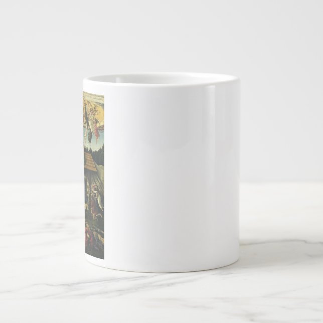 Mystic Nativi von Sandro Botticelli Jumbo-Tasse (Vorderseite)