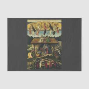 Mystic Nativi von Sandro Botticelli Seidenpapier