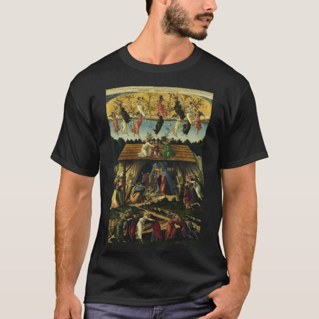 Mystic Nativi von Sandro Botticelli T-Shirt (Vorderseite)