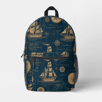 Mystic Navigator - Vintages Map & Compass Design