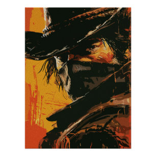 Mystic Outlaw: Der fiery Western Stare Poster