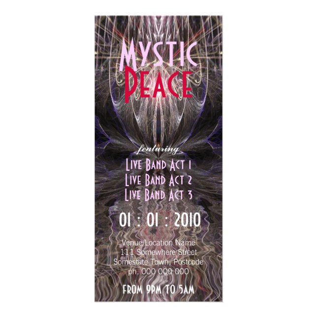 Mystic Peace #02 Event Flyer Werbekarte (Vorne)