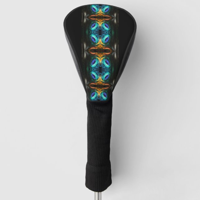 Mystic Peacock Mirage Golf Headcover (Vorderseite)