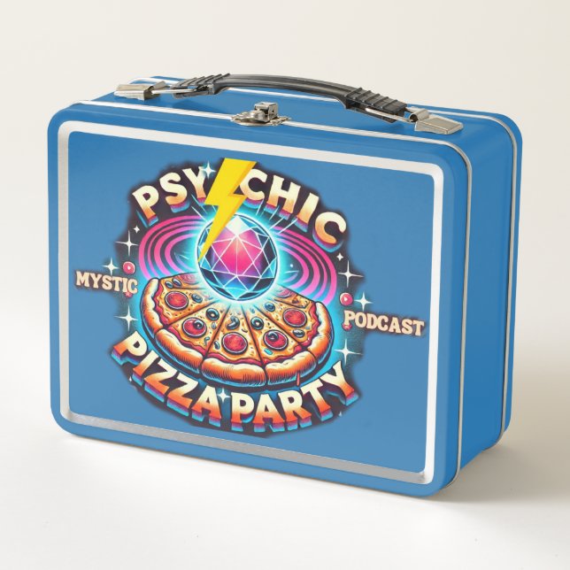 Mystic Pizza Party Podcast Metal Lunchbox (Vorderseite)