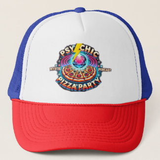 Mystic Podcast Pizza Party Hat Truckerkappe