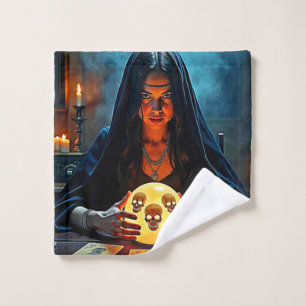 Mystic Psychic Fortune Teller Design Badhandtuch Set
