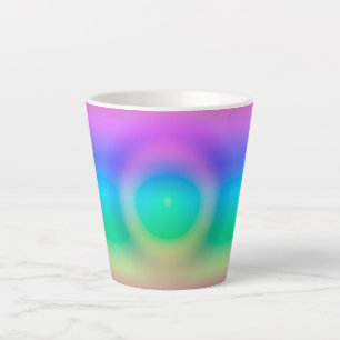 Mystic Rainbow Eye Ombre Milchtasse