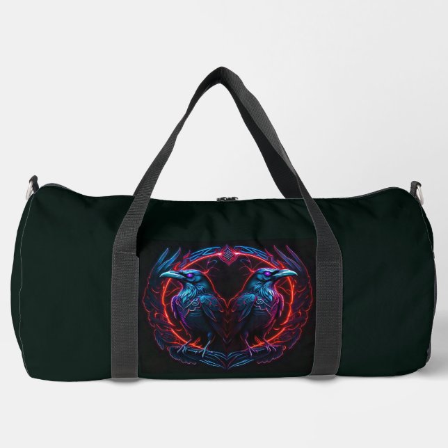 Mystic Raven Duffle Bag (Vorderseite)