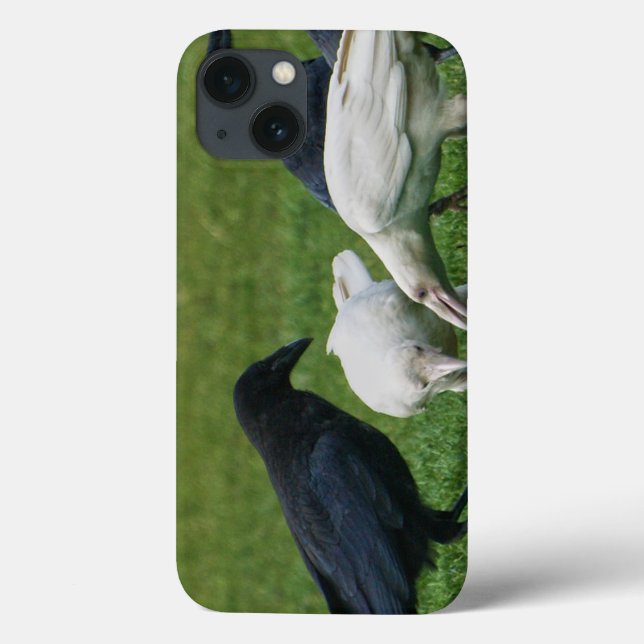 Mystic Ravens White Spirit Raven Corvid Lover Case (Rückseite)