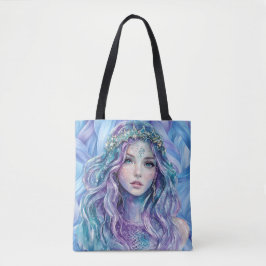 Mystic Reflection Mermaid Tote Bag-