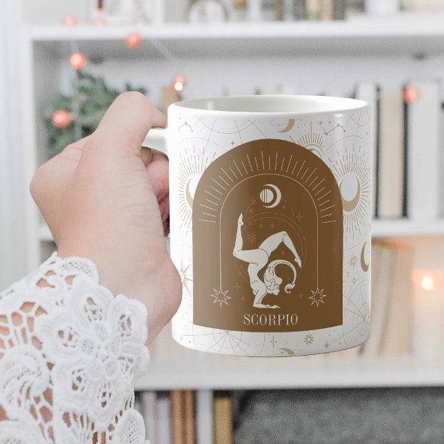 Mystic Scorpio Zodiac Stars Horoskop Kaffeetasse (Mystic Scorpio Zodiac Stars Horoscope Coffee Mug)