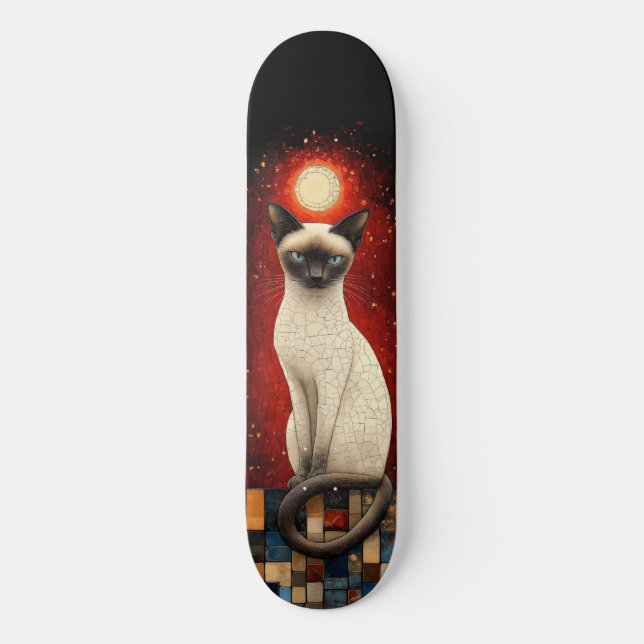 Mystic Siamese Skateboard (Vorderseite)