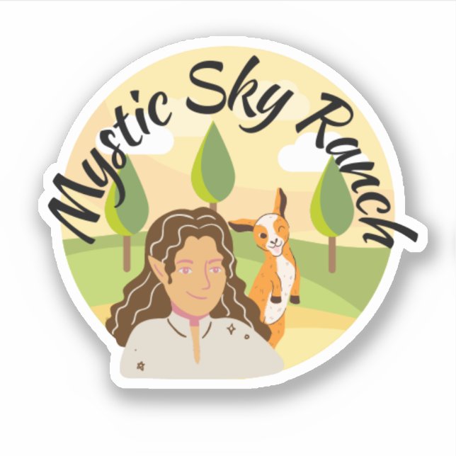 Mystic Sky Ranch Sticker (Vorderseite)