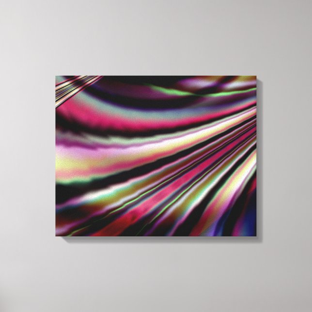 Mystic Stroke Stretched Canvas Print Leinwanddruck (Vorderseite)