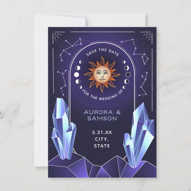 Mystic Sun Event Save the Date (Vorderseite)