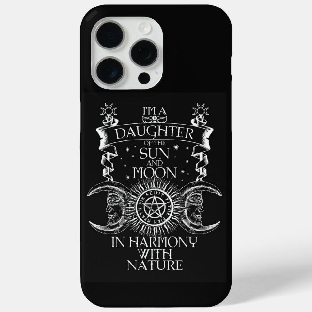 Mystic Sun & Moon Case-Mate iPhone Hülle (Rückseite)