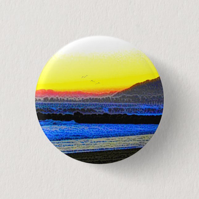 Mystic Sunset  Button (Vorderseite)