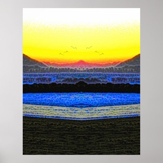 Mystic Sunset Double Vision  Poster (Vorne)