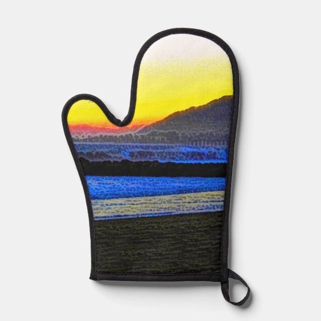 Mystic Sunset Ofenhandschuh (Vorderseite)