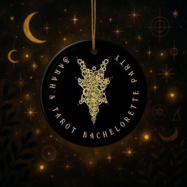 Mystic Tarot Junggeselinnen-Abschied Keramik Ornament (Von Creator hochgeladen)